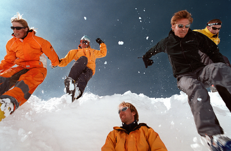 Reportage für den Stern über ein Buckelpisten-und Freeridecamp