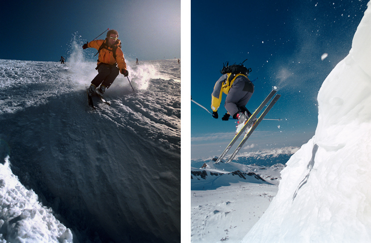 Reportage für den Stern über ein Buckelpisten-und Freeridecamp