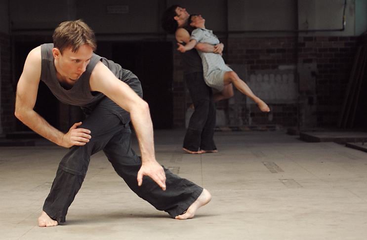 The group “wee dance company” in an old factory