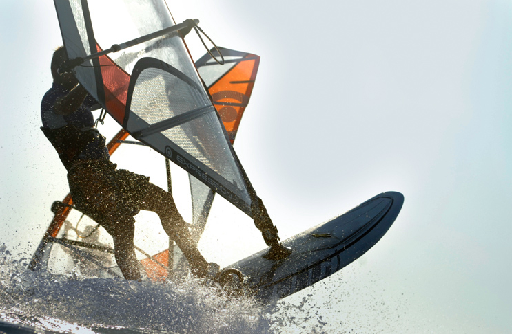 Windsurfer auf Rhodos