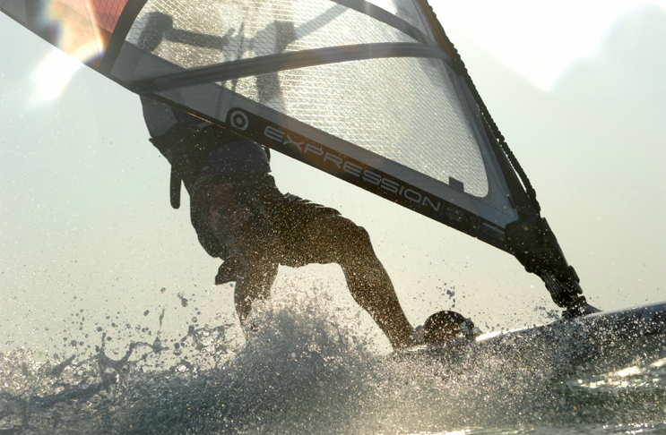 Windsurfer auf Rhodos