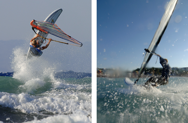 Windsurfer auf Rhodos