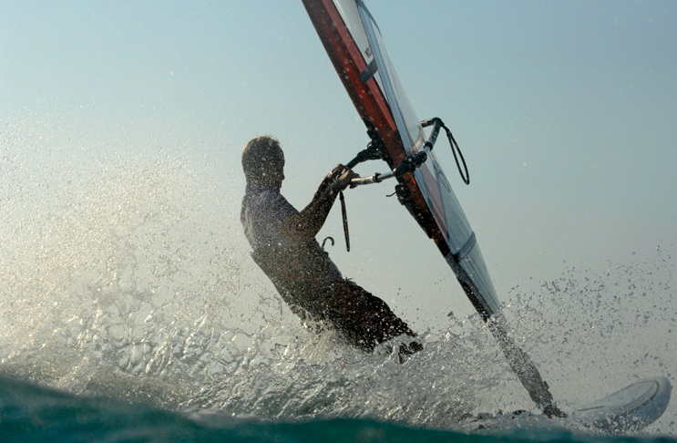 Windsurfer auf Rhodos